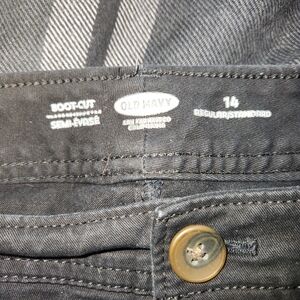 Old Navy Men's Dark Gray Bootcut Jeans